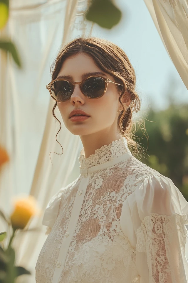 How to Combine Lace and Silk in Feminine Blouses: Timeless Elegance for Every Occasion - photo 6