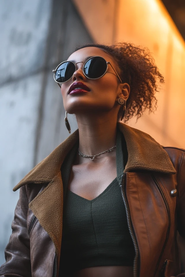 Pairing Suede and Faux Leather in Statement Jackets: A Perfect Blend of Texture and Edge - photo 6