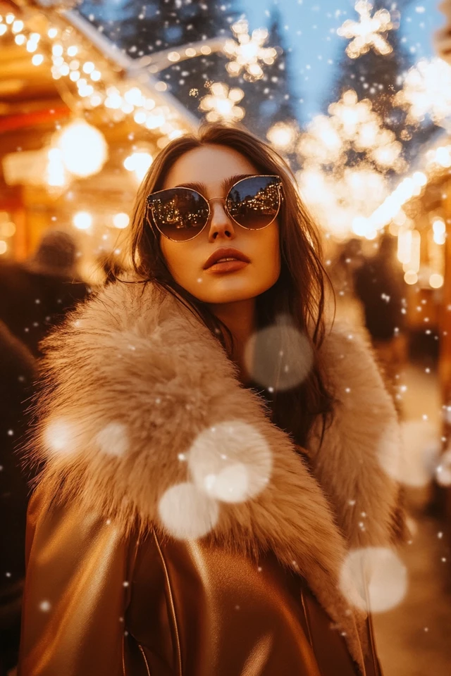 Satin and Faux Fur Together for Luxe Holiday Jackets: Elevate Your Winter Wardrobe - photo 6