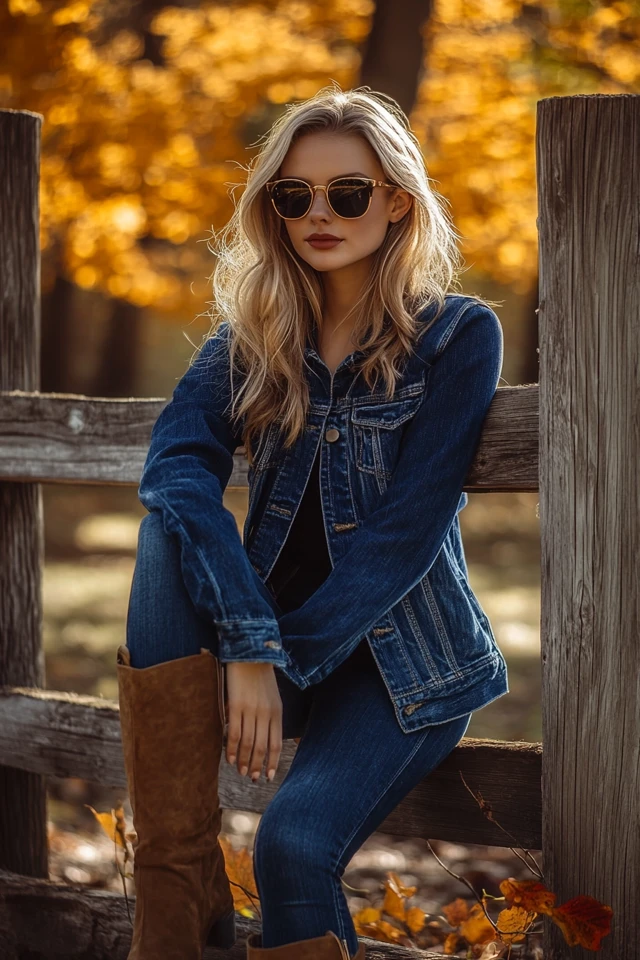 Pairing Denim and Suede for Casual Fall Looks: Effortless Style with Seasonal Flair - photo 6