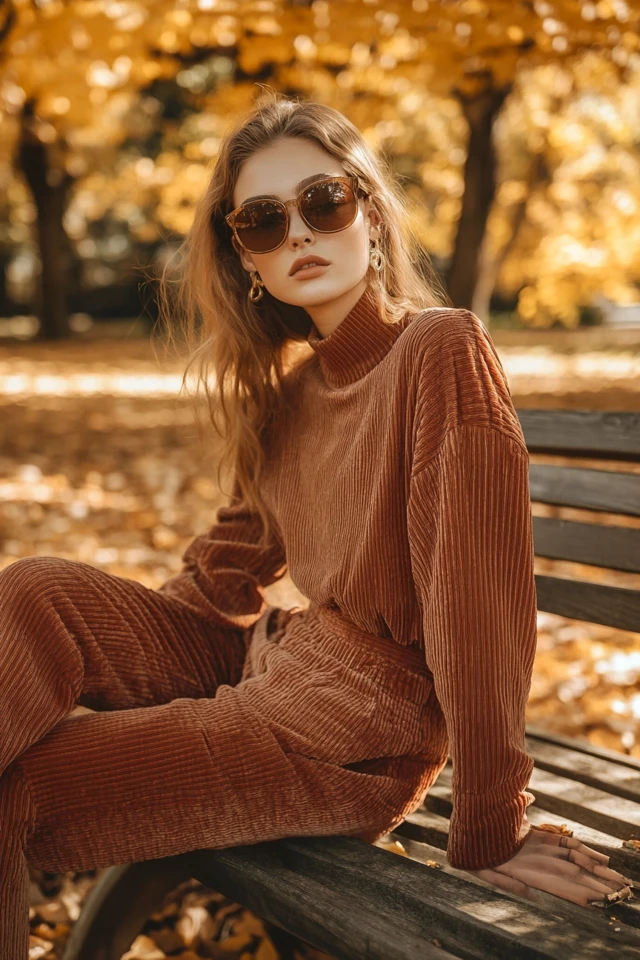Pairing Corduroy and Knit Fabrics for Warm Layers: Cozy and Chic Cold-Weather Styling - photo 6