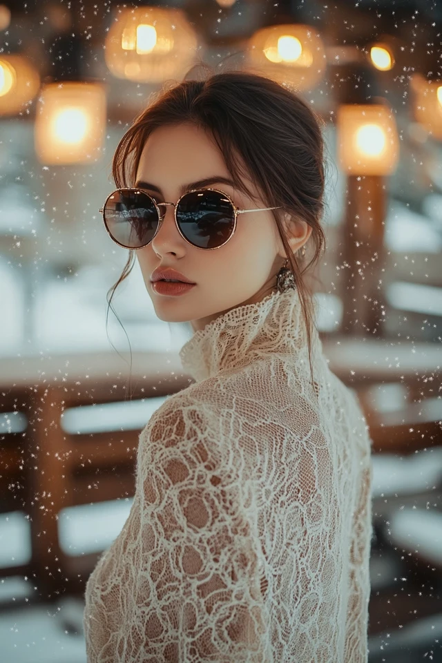 Lace and Wool for Warm Winter Dresses - photo 6