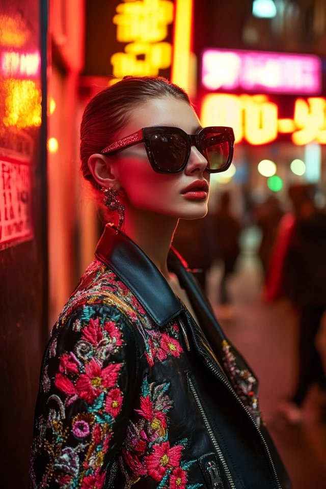 Leather and Embroidery for Statement Jackets - photo 6