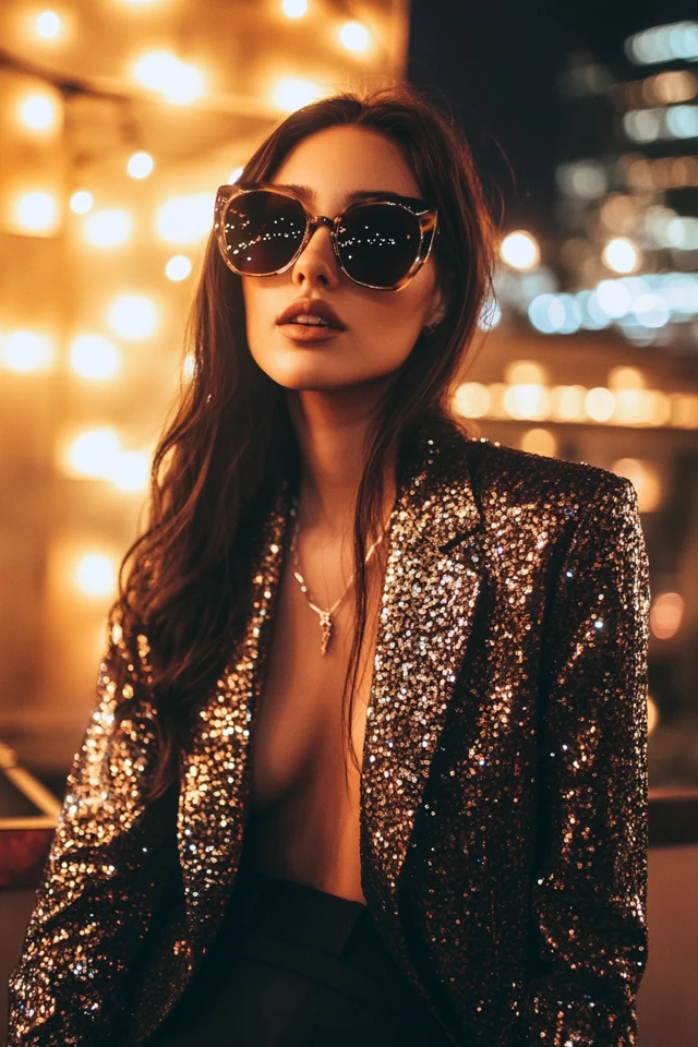 Sparkly Sequin Blazers for Winter Party Vibes - photo 6