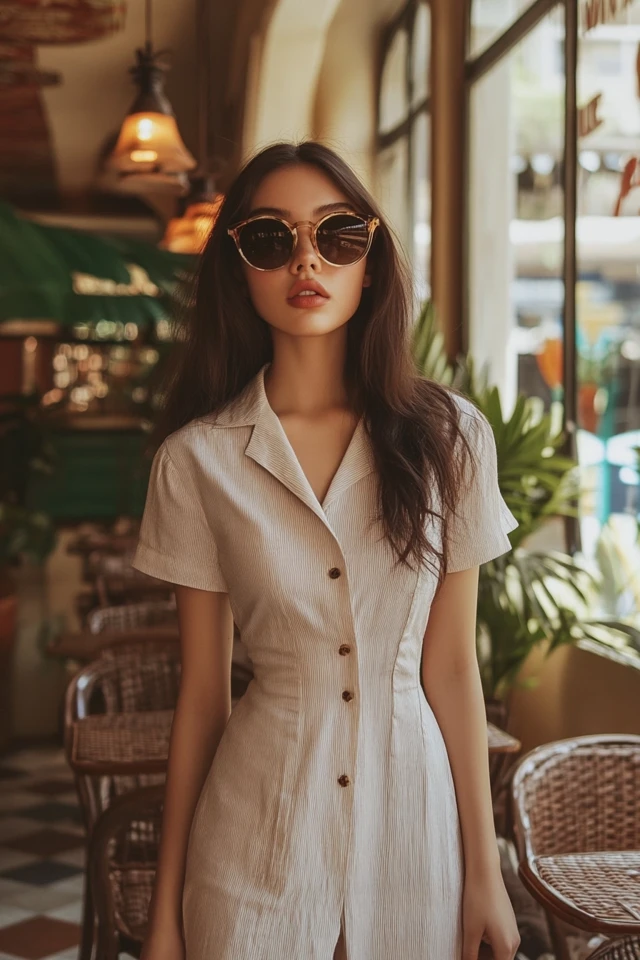 Breezy Button-Up Dresses for Spring Brunches - photo 6