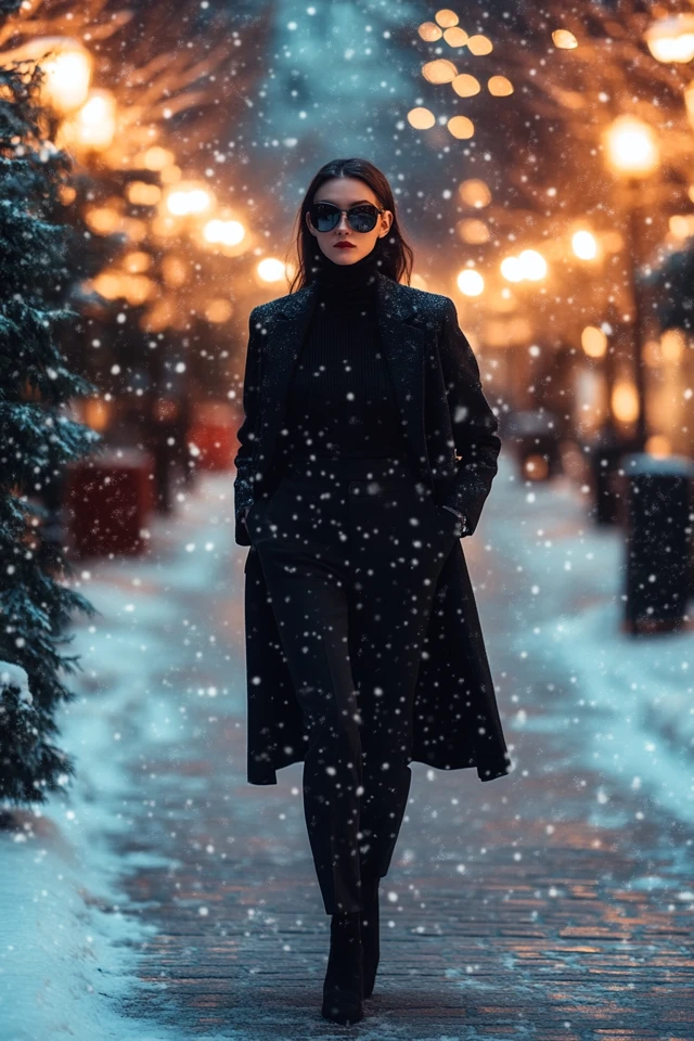 Fitted Turtleneck Tops for Sleek Winter Looks - photo 6