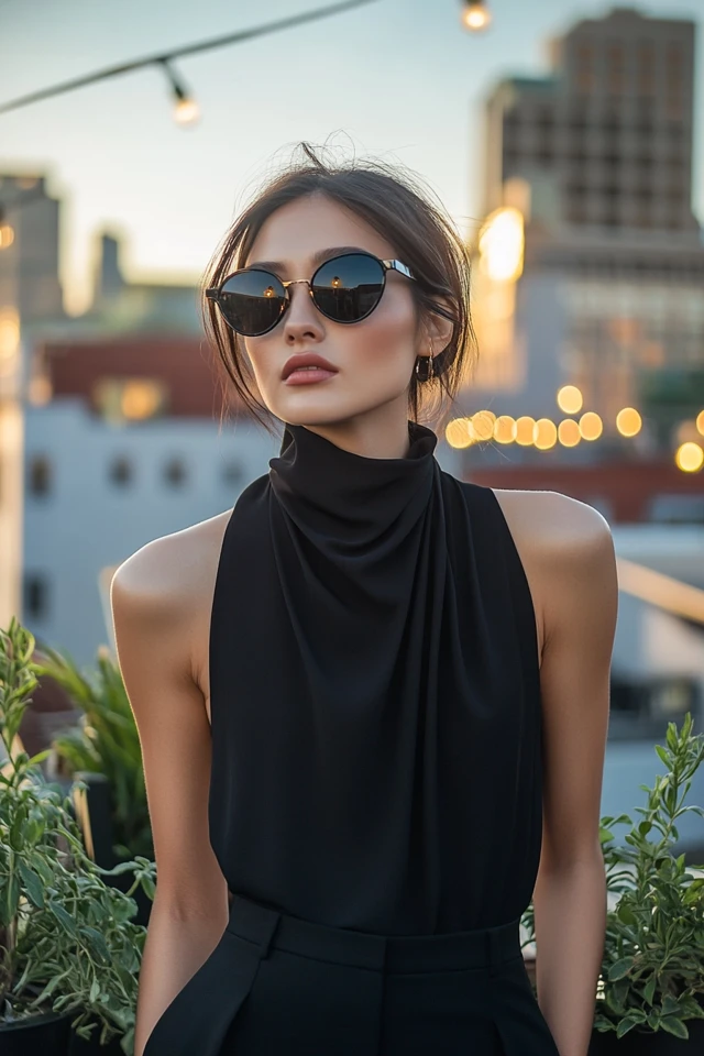 Sculpted Cowl Necklines for Dramatic Tops - photo 6
