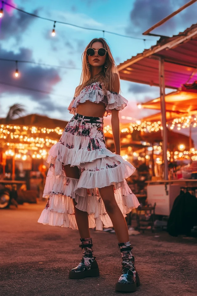 Tiered Skirts for Festival-Ready Fashion - photo 6