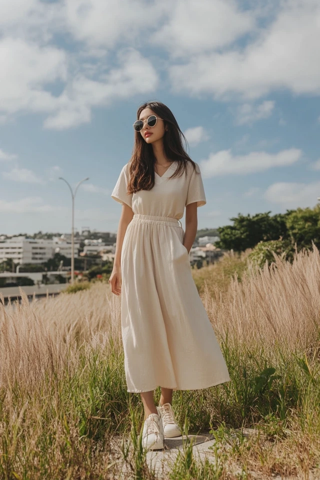 Straight Maxi Dresses for Minimalist Styling - photo 6