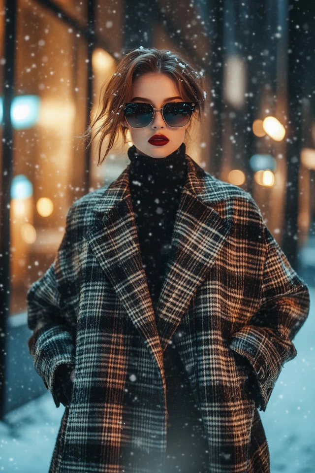 Oversized Plaid Coats for Winter Classics - photo 6