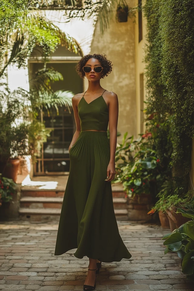 Fluted Hem Midi Dresses for Unique Styling - photo 6