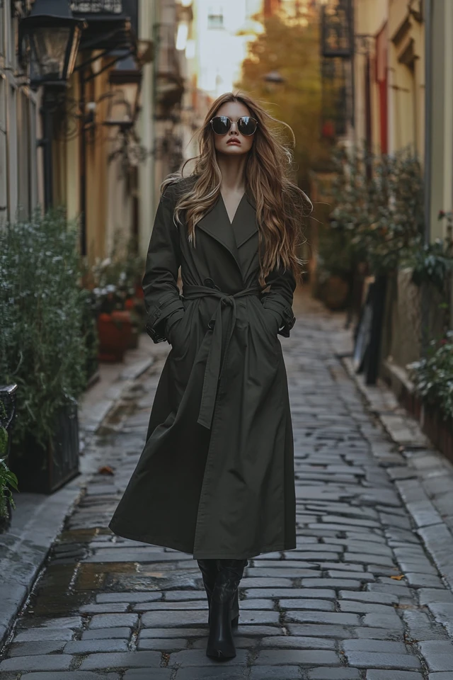 A-Line Trench Coats for Feminine Outerwear - photo 6