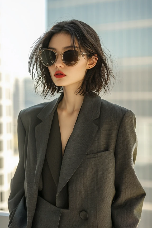 Cropped Blazers with Sharp Tailoring: The Modern Power Piece