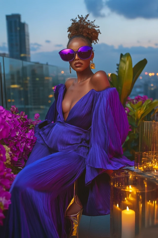 Bold Anniversary Trip Dresses with Jewel-Toned Hues: Celebrate in Vibrant Elegance - photo 6