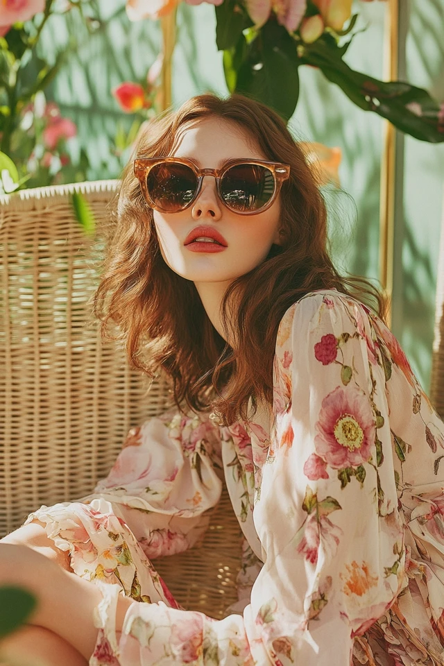 Stylish Springtime Brunch Looks with Floral Patterns: Effortless Elegance for the Season - photo 6