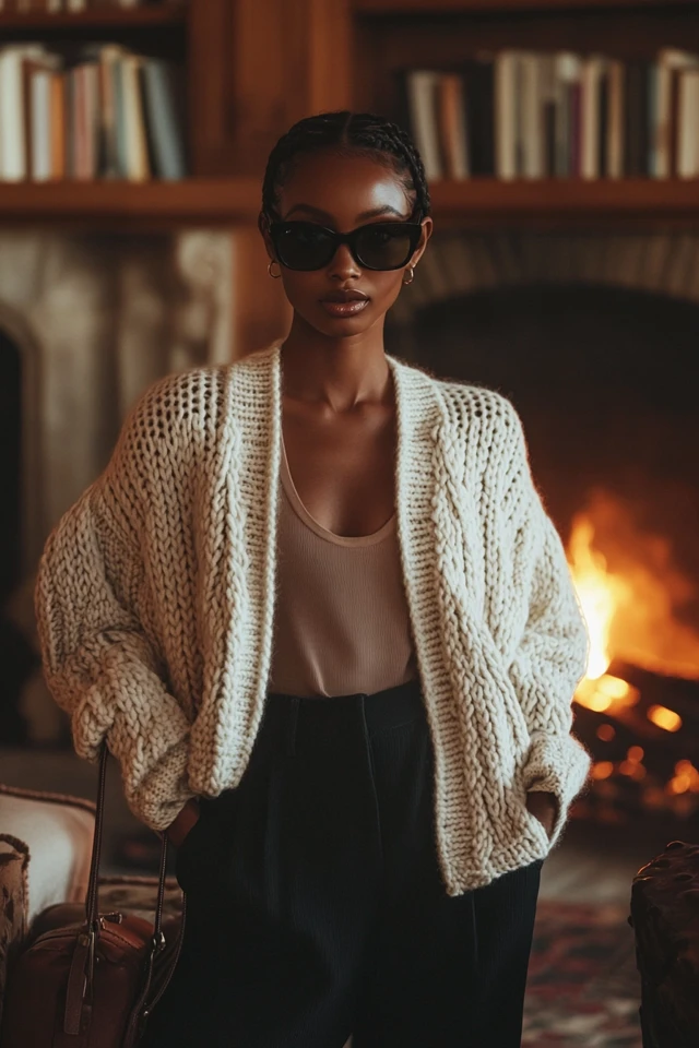 Effortless Book Club Styles with Comfy Knitwear: Cozy Looks for Literary Gatherings - photo 6