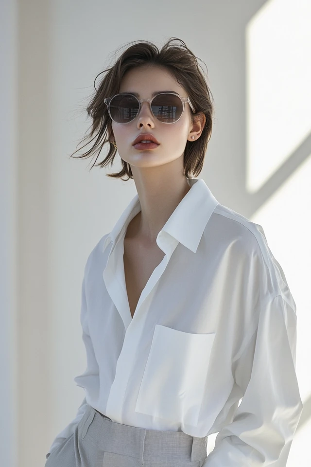 Oversized Button-Down Shirts for Layering Ease - photo 6