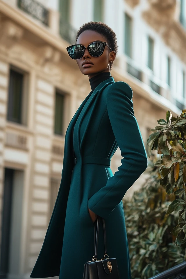 Structured A-Line Coats for Timeless Elegance - photo 6