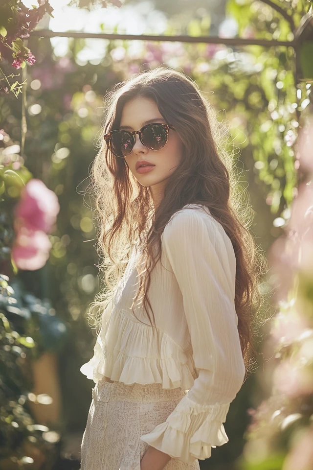 Easy Ruffle Blouses for Romantic Looks - photo 6