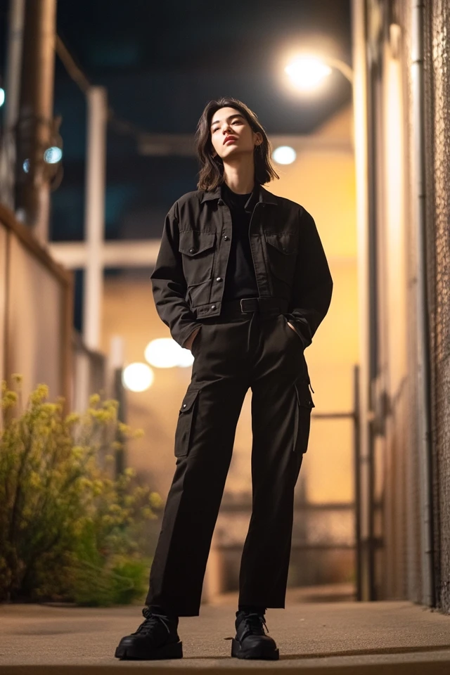 Slim Cargo Pants for Modern Utility Style