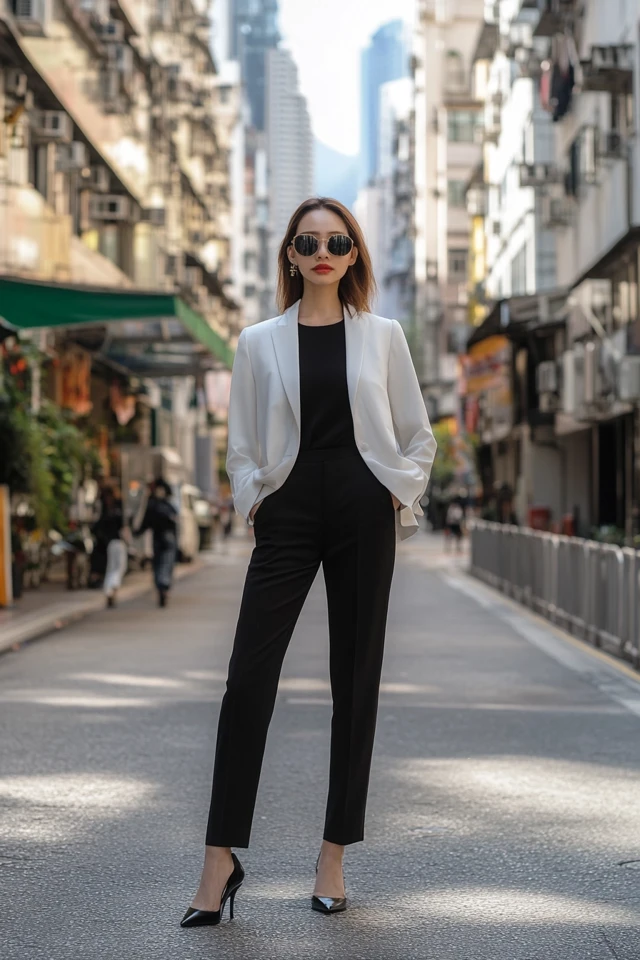 High-Rise Tailored Trousers for Sleek Outfits - photo 6