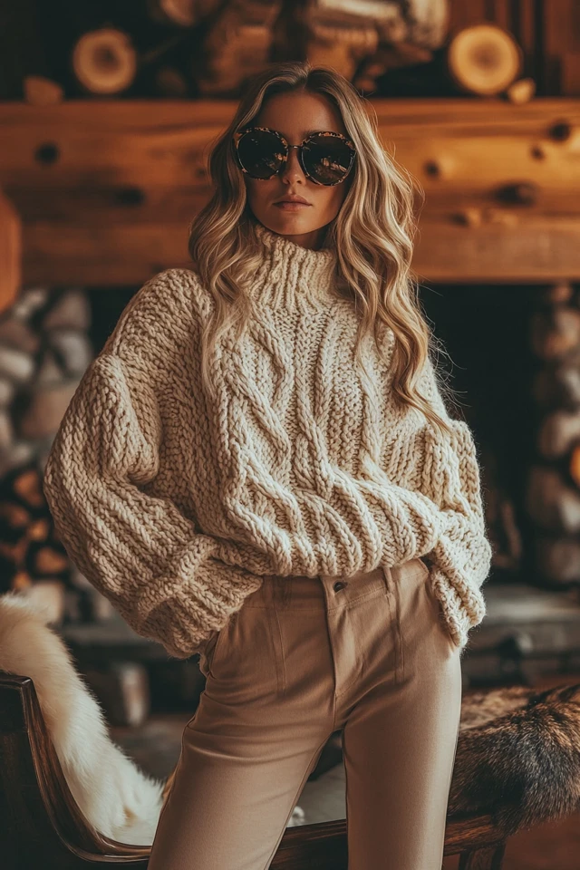 Chunky Knit Sweaters for Winter Wardrobes - photo 6