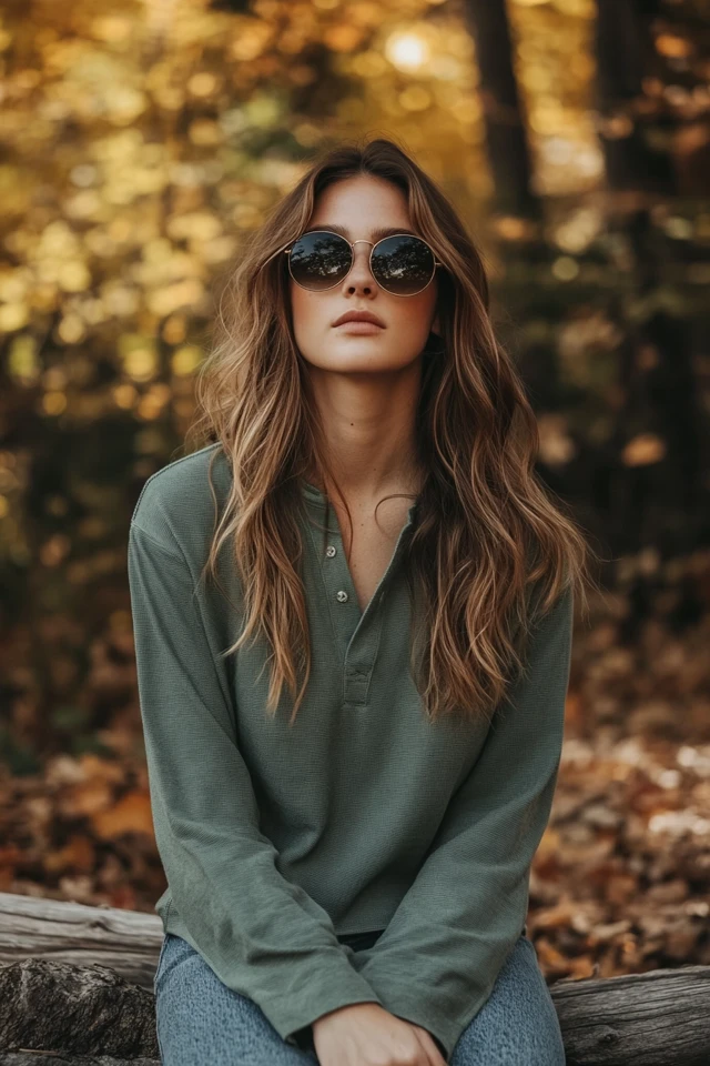 Soft Henley Tops for Cool but Comfortable Fall Weather: A Timeless Wardrobe Staple - photo 6