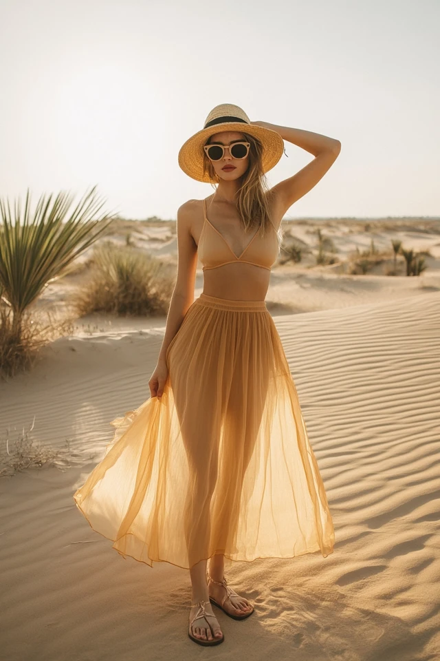 Sheer Maxi Skirts for Hot and Dry Days - photo 6