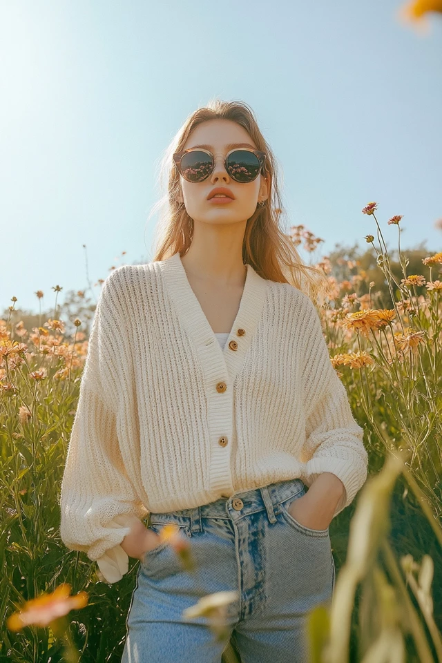 Relaxed Henley Sweaters for Cool Spring Evenings - photo 6