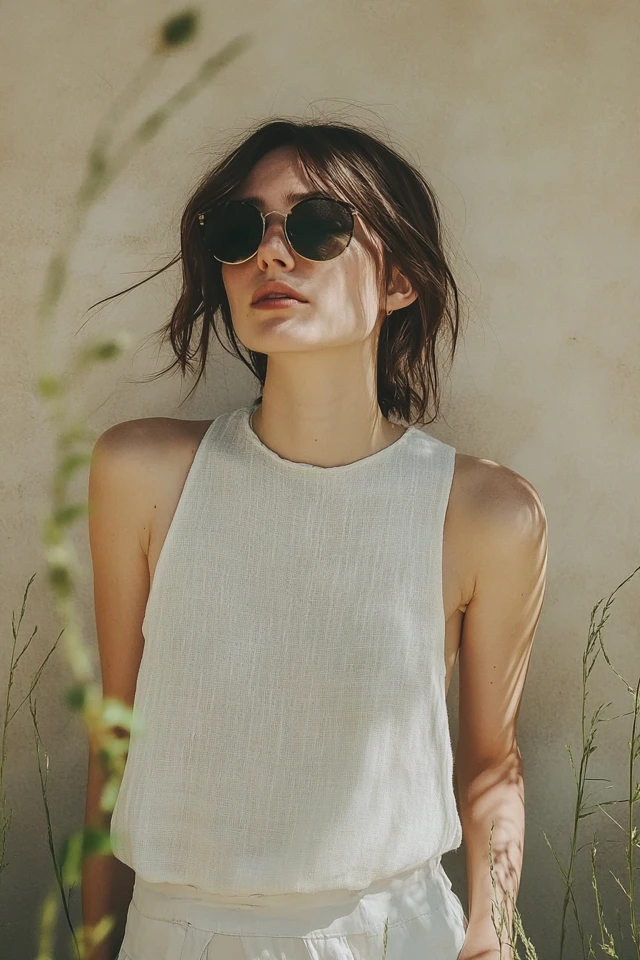 Sleeveless Linen Tops for Hot Summer Nights: Effortless, Breezy, and Timeless - photo 6