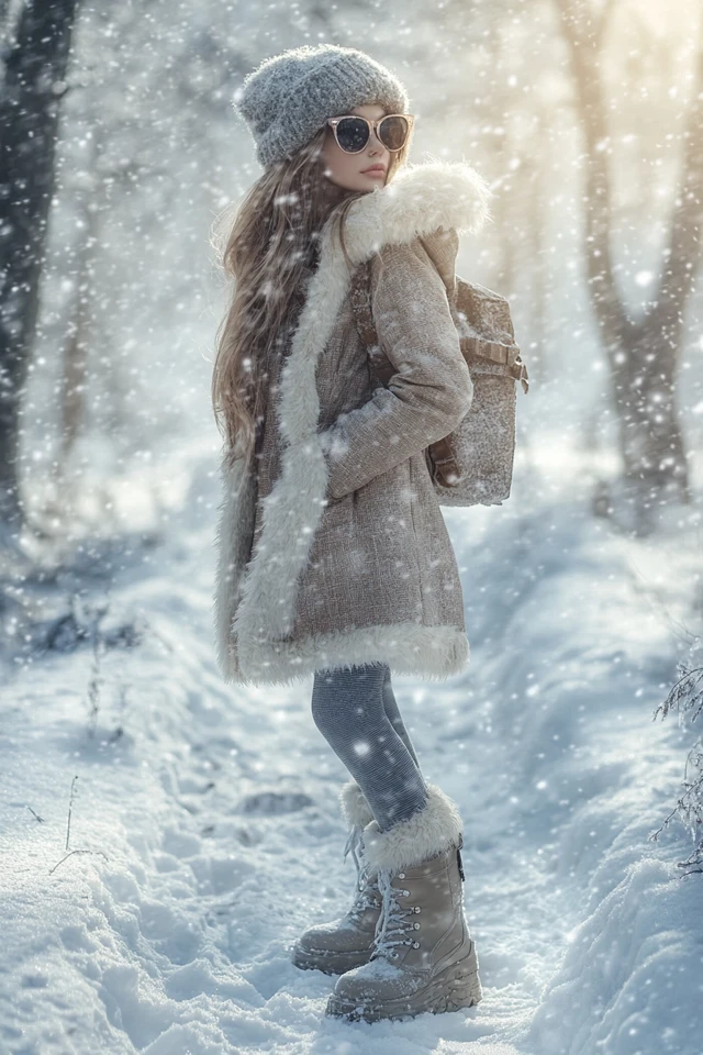 Fluffy Snow Boots for Warm Winter Walks - photo 6