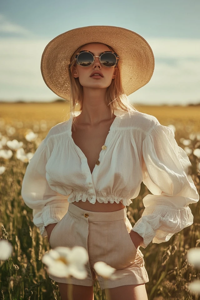 Breezy Cotton Blouses for Warm Dry Weather - photo 6