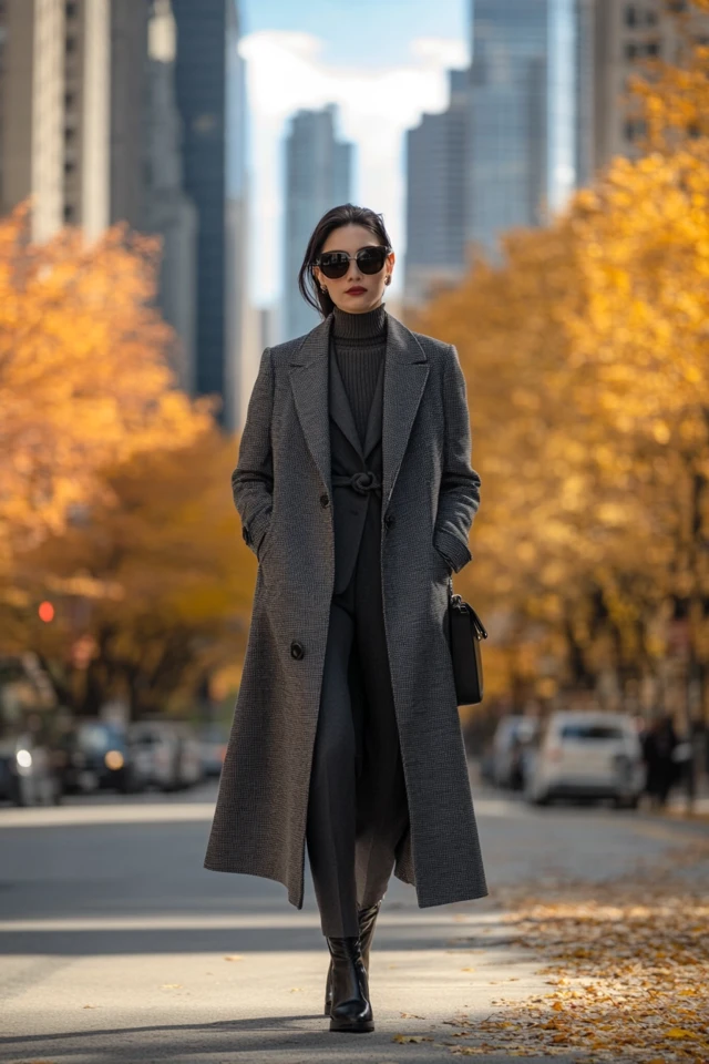 Layered Long Coats for Windy City Walks - photo 6