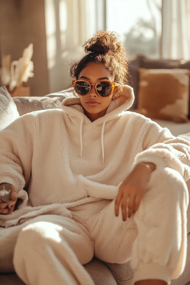 Cozy Sherpa Hoodies for Indoor Winter Comfort - photo 6