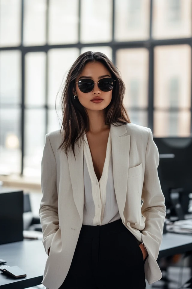 Relaxed Blazers for Cool Office Settings - photo 6