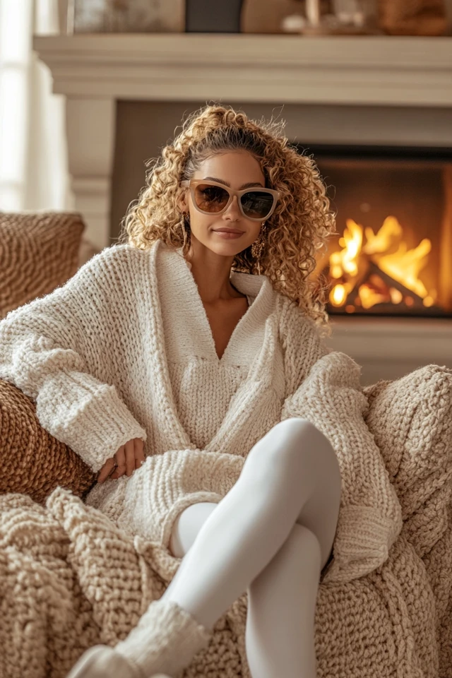 Soft Leg Warmers for Cozy Home Lounging - photo 6