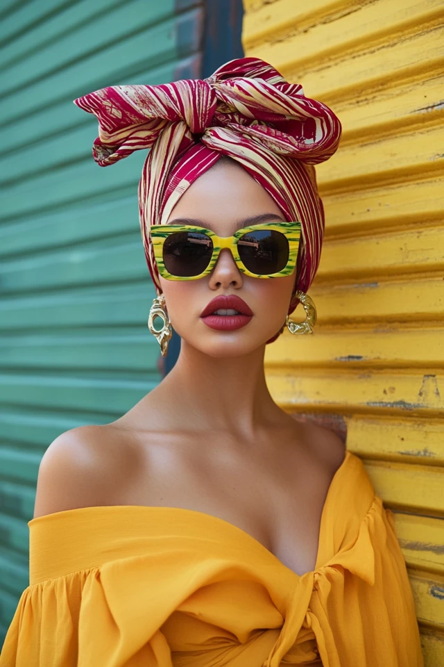 The Trendiest Hair Scarves and How to Tie Them - photo 6