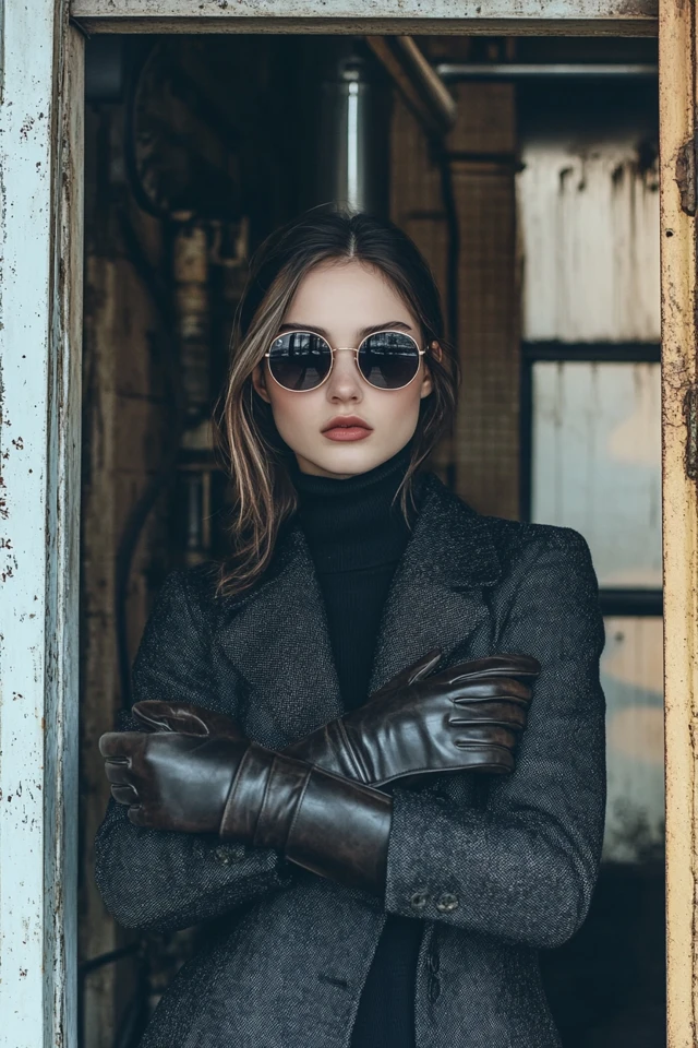 The Chic Way to Style Leather Gloves for Winter - photo 6