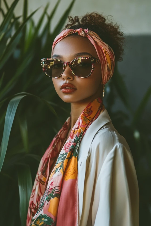 Unique Ways to Style Scarves as Tops - photo 5