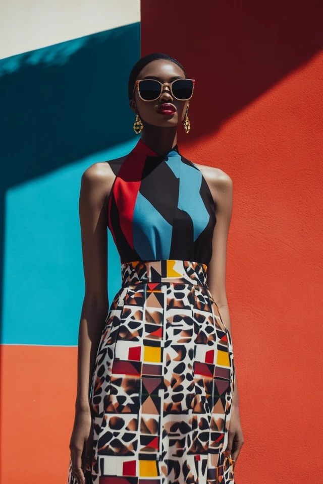Straight Skirts with Bold Patterns for Modern Chic: Striking, Sophisticated, and Playful - photo 2