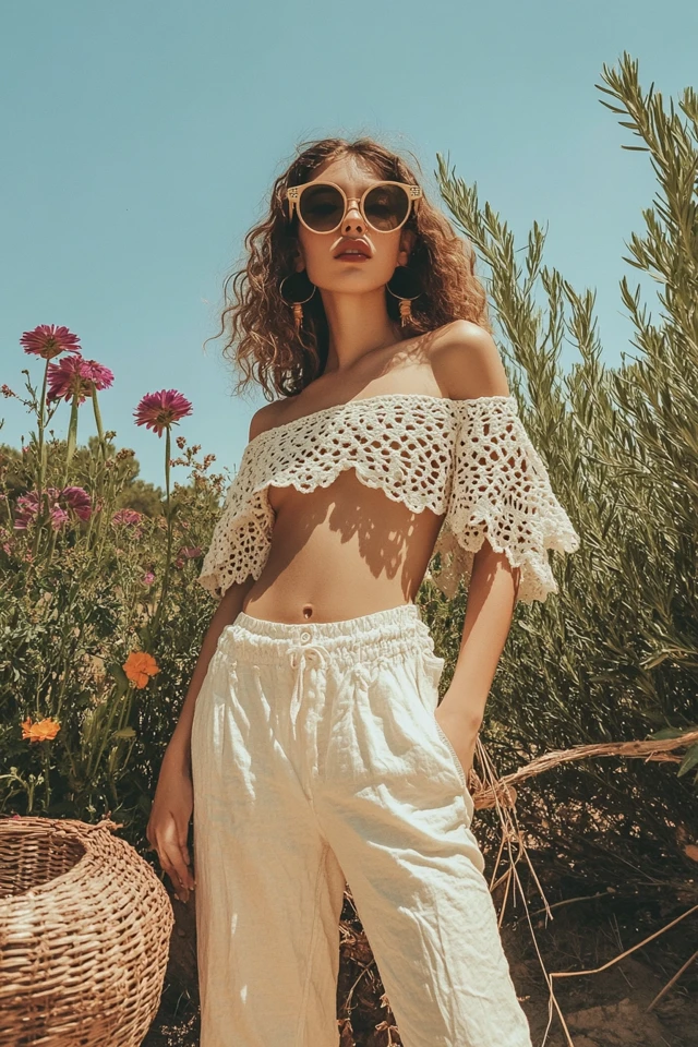 Combining Cotton and Crochet for Bohemian Tops - photo 6