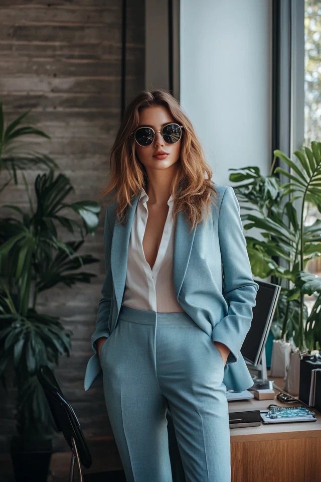 Relaxed Tailored Pantsuits for Fall Workwear Trends - photo 6