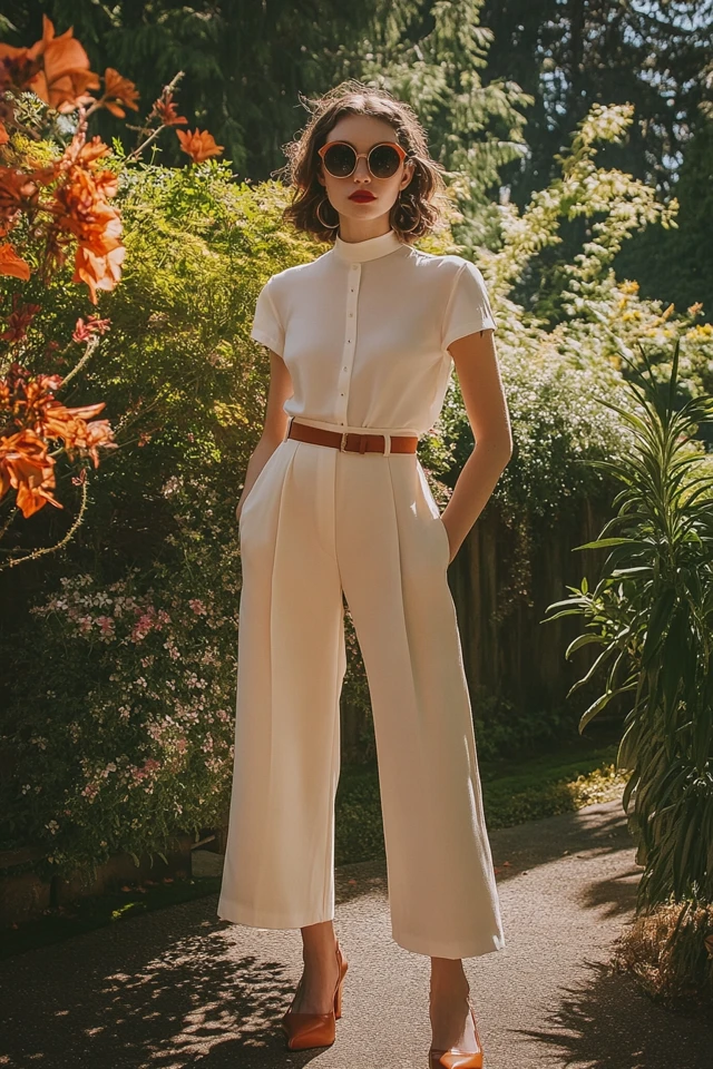 Wide-Leg Culottes for Vintage-Inspired Outfits - photo 6