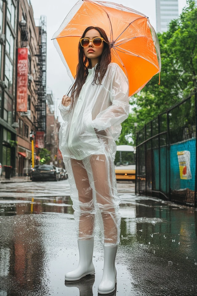 Transparent Raincoats for Stylish Showers - photo 6
