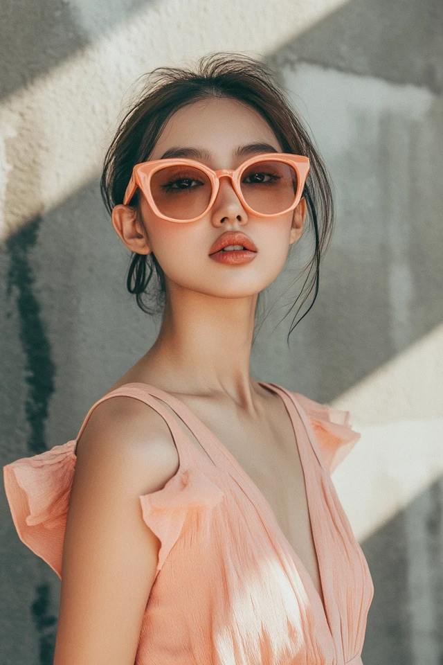 How to Style Peach and Light Grey for Subtle Chic Dresses - photo 6