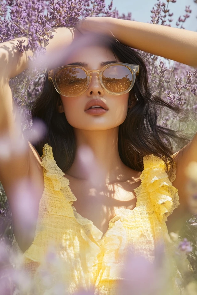 Bright Yellow and Soft Lavender Pairings for Sundresses - photo 6