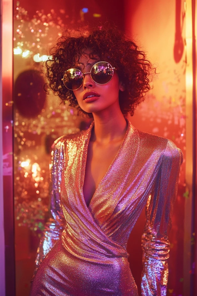 Metallic Wrap Dresses for New Year Countdown Parties - photo 6
