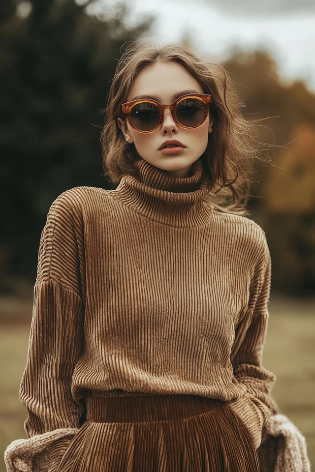 Pairing Corduroy and Soft Knits for Cozy Layers - photo 6