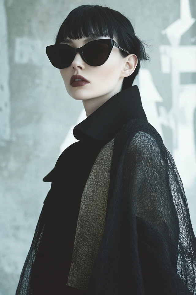 Mixing Wool and Sheer Fabrics in Statement Coats - photo 6
