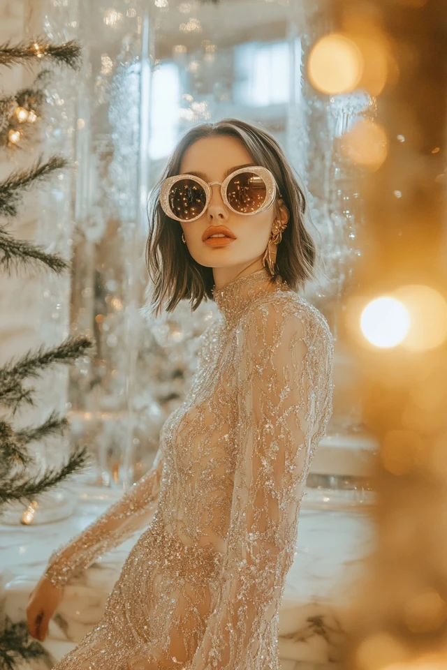 Metallic Midi Dresses for Winter Weddings - photo 6